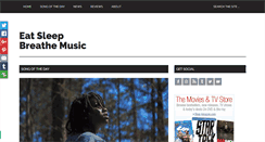 Desktop Screenshot of eatsleepbreathemusic.com