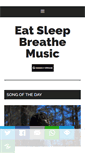 Mobile Screenshot of eatsleepbreathemusic.com