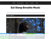 Tablet Screenshot of eatsleepbreathemusic.com